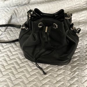 Michael Kors Leather Bucket Bag